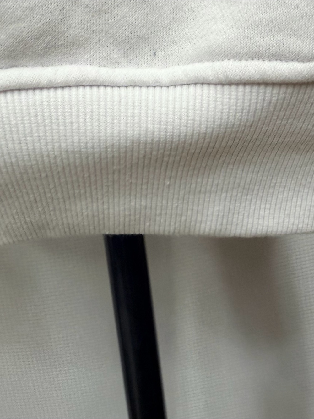 Tennis Club Graphic Crewneck Sweatshirt - White with Blue Print - Picture 9 of 15